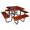 TB11 Arlau garden wooden commercial wpc table and chairs sets outdoor furniture