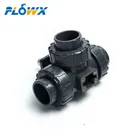 FLowx plastic 3 way electric control motorized pvc ball valve 3inch price