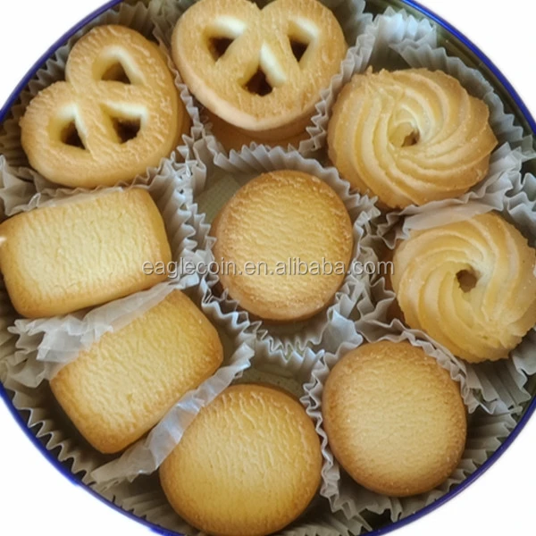 340g danish butter cookies crisp sweet in blue tin for chrismas