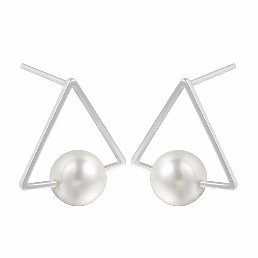 Punk Style Geometric Triangle Earrings Women Sweet Gift Silver 925 Jewelry Pearl Wedding Earrings Bijoux
Punk Style Geometric Triangle Earrings Women Sweet Gift Silver 925 Jewelry Pearl Wedding Earrings Bijoux