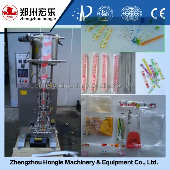 automatic ice pop freeze pop jelly stick filling and sealing