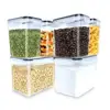 5.2L Original Airtight Cereal Container, 4 Side - Locking Lid, Watertight - Bpa-Free Plastic - Great Food Storage Set Of 3 packs