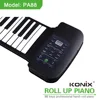 Cheap electronic gifts 88 keys digital roll up piano for Children Adults