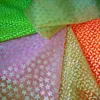 2018 ruffled african organza textile tricot types of 280gsm net fabric,nylon tulle fabric