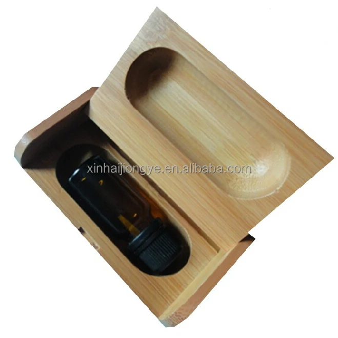 Factory Price Essential Oil Single Botlle Bamboo Packaging Storage Box