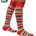 Amazon New Design sports Ankle Cushion Knee High stripe dots and diamond jacquard Compression Socks