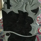 Black Gravestone China Black Granite Tombstone Black Granite Headstone