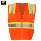 high visibility warning security working mesh vest reflective vest safety strip
