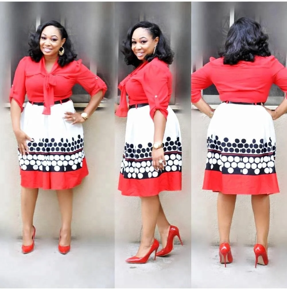 Three quarter sleeve women dress 2018 africa style women splice A line office dress, Red;yellow;blue
Three quarter sleeve women dress 2018 africa style women splice A line office dress, Red;yellow;blue