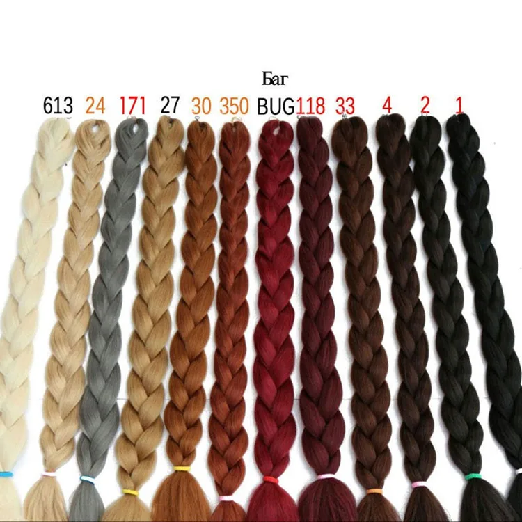 Darling Synthetic Hair Braiding Jumbo Crochet Braid Hair Yaki