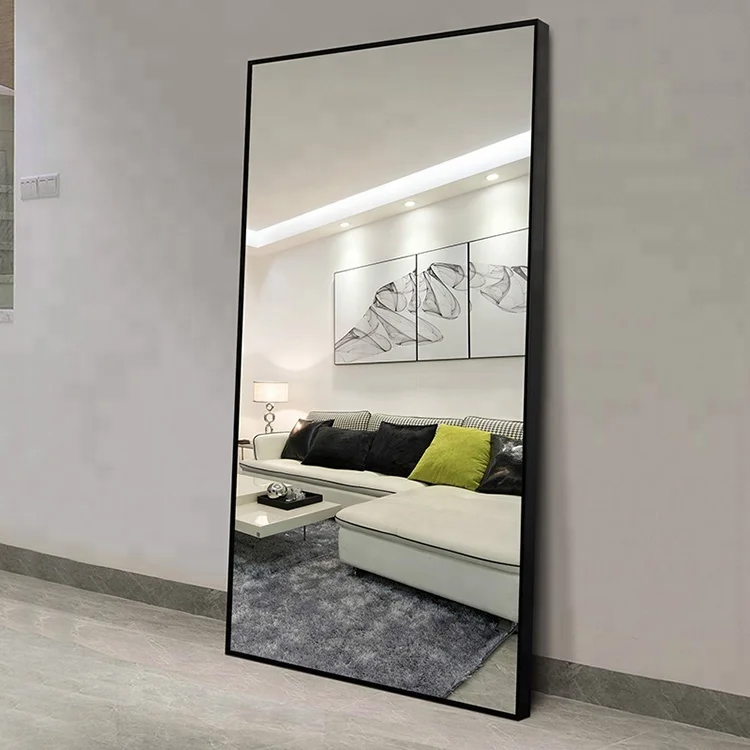 framed dressing mirror