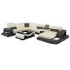 Popular home furniture U shape living room sofas
