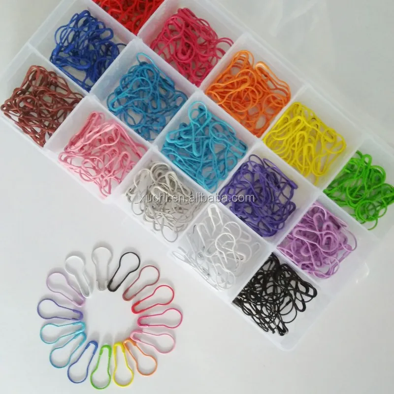 750 Pieces new locking stitch maker in pear shaped safety pin free shipping, 15 color mixed
750 Pieces new locking stitch maker in pear shaped safety pin free shipping, 15 color mixed