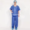 Disposable medical nurse pajamas scrub suit patient hospital clothing