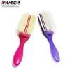 Hot Anti-static 9 Rows Hair Brush Handcraft Hairbrush Hairdressing Scalp Massager Hair Comb Styling Tools Health for Men Women