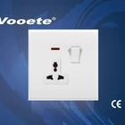 British style Multi-function 13 a Socket switch with Neon