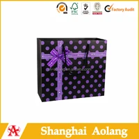 2014 china shanghai high grade paper gift bag wholesale