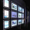 New Christmas A4 A3 Hanging Acrylic Real Estate Agent Led Holder Illuminated Poster Frame Window Led Sign Display