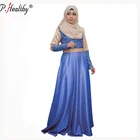 Wholesale 2018 fashion hollow out embroidery long muslim women's prayer dress abaya