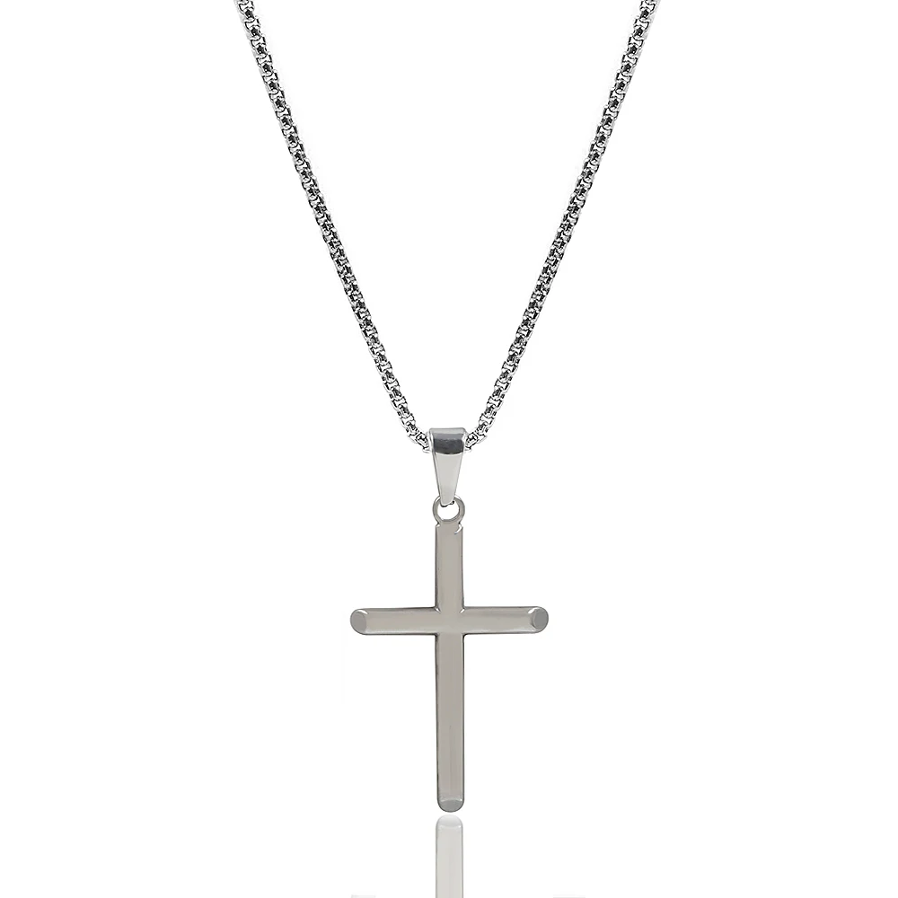 Cross pendant necklace stainless steel jewelry high quality religious jewelry necklace
Cross pendant necklace stainless steel jewelry high quality religious jewelry necklace