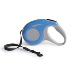 Wholesale custom logo braided pet rope flexi automatic retractable dog running collar and leash