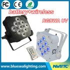 Wedding panel led 9*18w wash wireless battery powered uplights