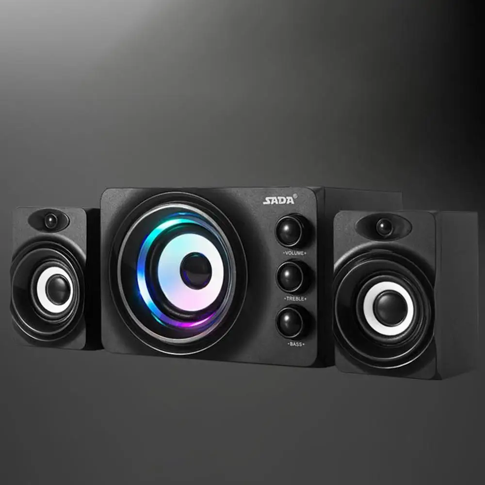 Free Ship SADA Q2 Computer Speakers Combination High-definition Stereo Deep Bass Subwoofer Spraker Seven Color Light
Free Ship SADA Q2 Computer Speakers Combination High-definition Stereo Deep Bass Subwoofer Spraker Seven Color Light