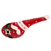 Heat resistant OEM christmas decoration custom kitchen bisque ceramic spoon rest