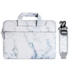 JUNYUAN 13,14,15inch Marble Portable Waterproof Business Computer Laptop Bag ,Briefcase For Women