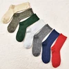 Fashion novelty custom lurex socks/ gold sliver socks women