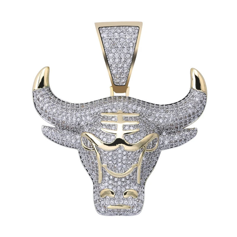 14k gold plated bull head necklace hip hop bull skull pendant jewelry iced out
14k gold plated bull head necklace hip hop bull skull pendant jewelry iced out