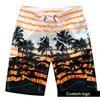 hot selling wholesale men undefined summer all kinds of coconut fashion printing speed-drying beach shorts