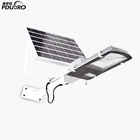 Solar Street Light Energy Saving Ip66 Waterproof Outdoor Integrated 20w 30w 50w Solar Power Led Street Light