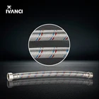 IVANCI-H032 10 Inch 50mm sink drain metal kitchen faucet Stainless Steel Flexible Hose pipe