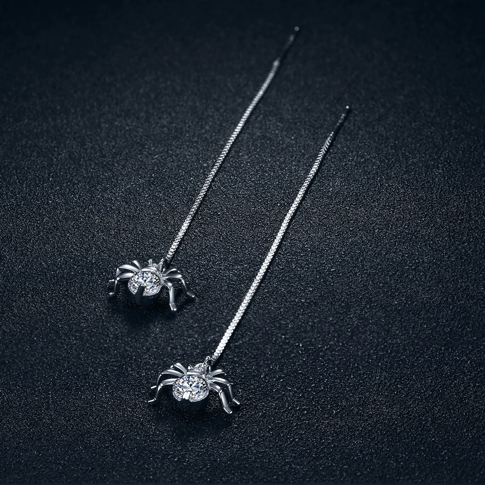 Hot style little animal spider wearing piercing nail fashion pop spider ear thread small animal earrings
Hot style little animal spider wearing piercing nail fashion pop spider ear thread small animal earrings