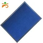 Plastic backing modern kitchen 3d area shaggy carpet rug