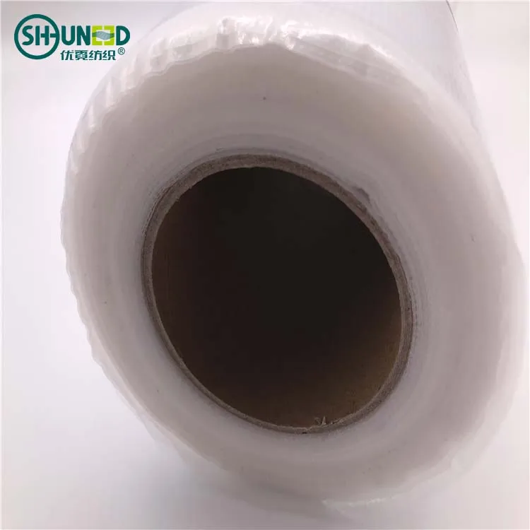 White 100% LDPE Hotmelt Adhesive Film Embroidery Backing Film as Garment Accessories embroidery stabilizer