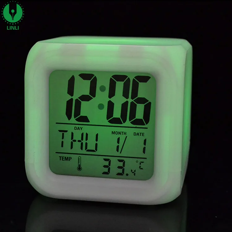 7 Colour LED Changing Rechargeable Digital Table Alarm Clock With Light Snooze Music Large Display
7 Colour LED Changing Rechargeable Digital Table Alarm Clock With Light Snooze Music Large Display