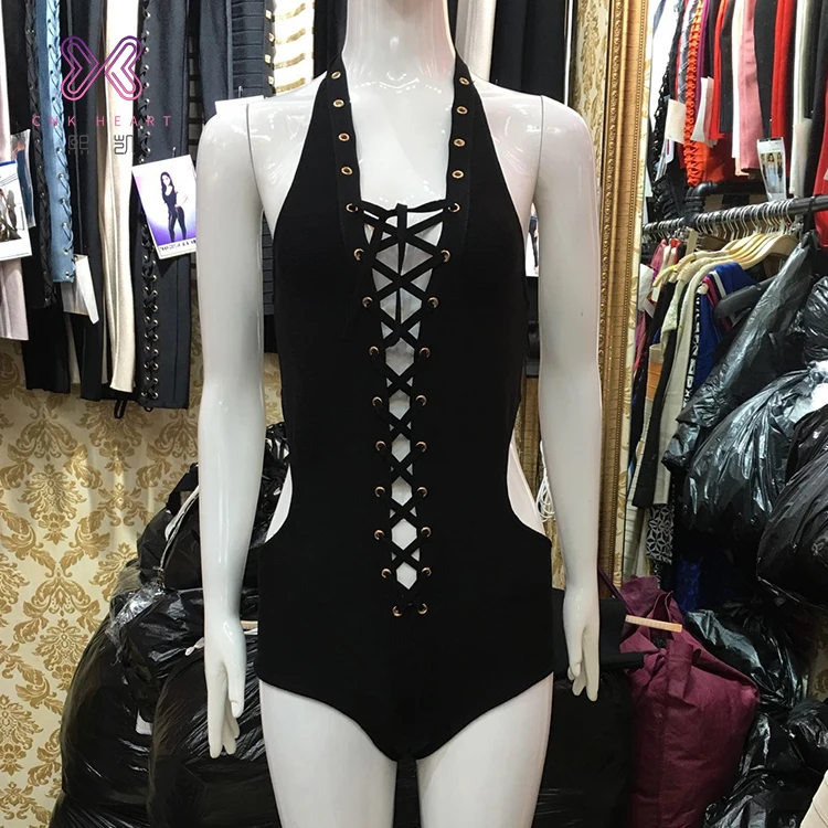 Sexy Women Long Sleeve Plunge Neck Bandage lingerie Stretch Bodysuit, Picture or customized
Sexy Women Long Sleeve Plunge Neck Bandage lingerie Stretch Bodysuit, Picture or customized