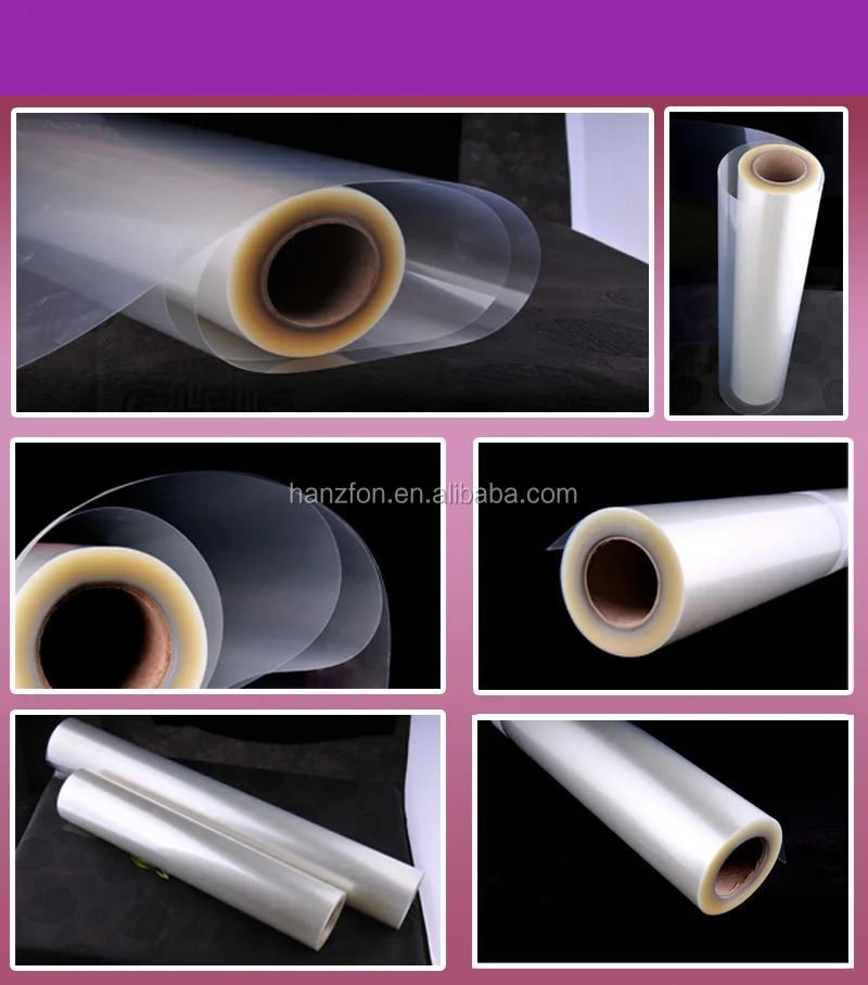 Printable Self Adhesive Clear Plastic Film For Water Base Ink Buy