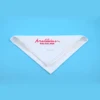 Hot selling plain dyed printed cotton napkins for airplane dinner