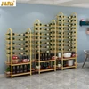 Floor style creative metal wine rack living room dining room and commercial bar