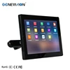 10.1inch taxi headrest lcd ad player, GPS Android 6.0 touch screen taxi digital media display with 3G