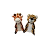 High quality small size lovely stuffed cute deer soft tiger plush toy animals