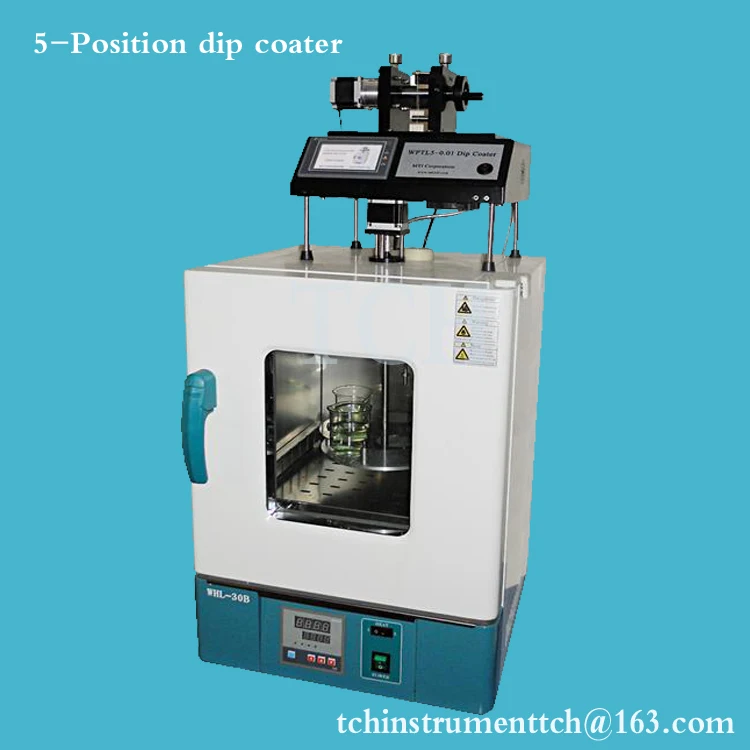 touch screen programmable millimeter grade dip coater with