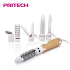 PRITECH Factory Direct Sale Electric Rolling Brush Hot Air Styler And Hair Blow Dryer With 7 Attachment