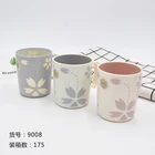 2019 flower style plastic mug drinking mug for daily life