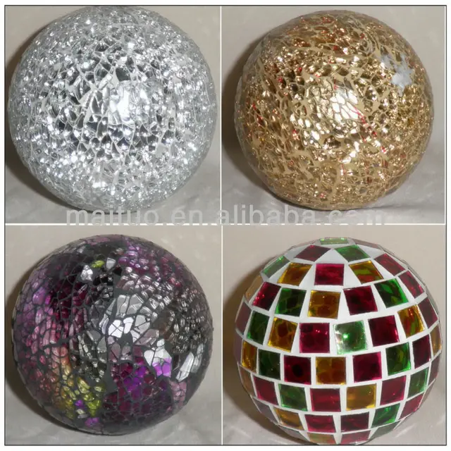 mosaic glass ball