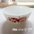 2019 wholesale 4.5 inches new bone china cereal bowls with on glazed decal