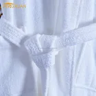 100% Hotel 100% Cotton Bathrobe Wholesale 100% Terry Cotton Custom Design Hotel Quality Bathrobe Specification Bathrobe